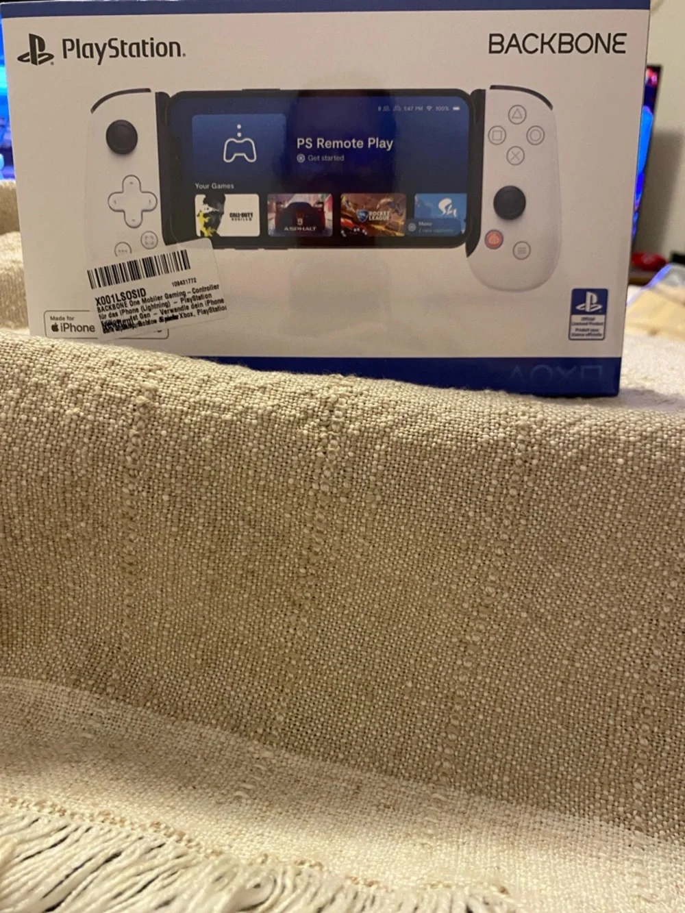 Sony PlayStation Backbone Mobile Controller - White
